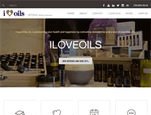 Tablet Screenshot of iloveoils.com